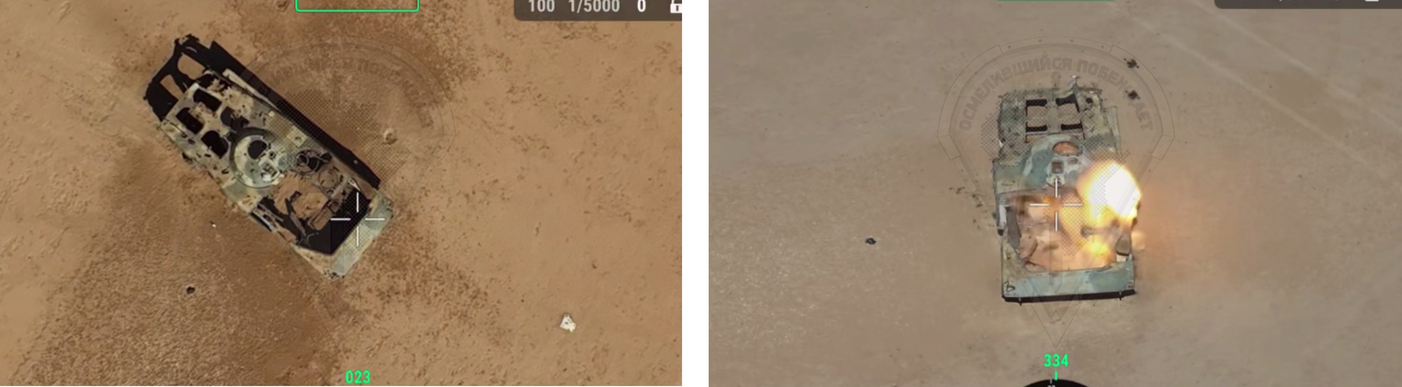 Training clips showing the use of drone-dropped munitions at an undetermined location (source: KorpusAfrica on Telegram).
